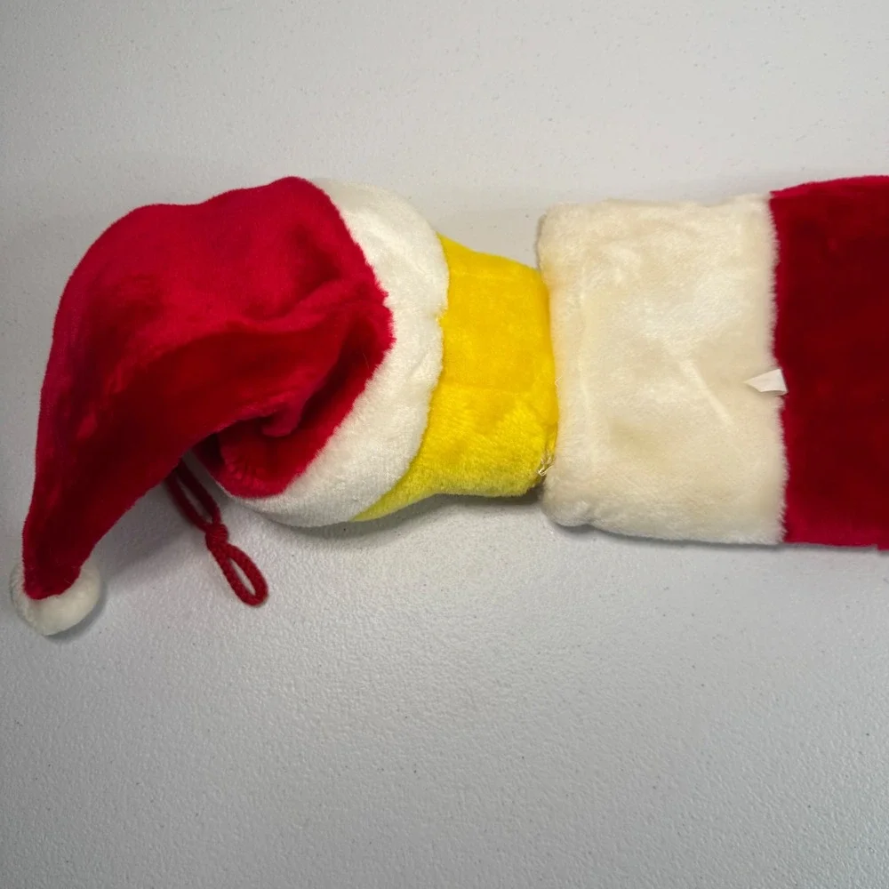 Vintage Tweety Bird Christmas Stocking Looney Tunes Plush Santa Hat Holiday Deco